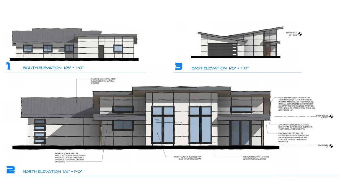 Custom home design project by Finch Designs in Sandpoint, Idaho