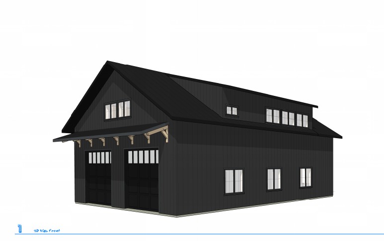 Custom home design project by Finch Designs in Sandpoint, Idaho